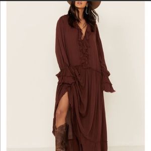 Free People Sweet Darlin Maxi Dress Size Small